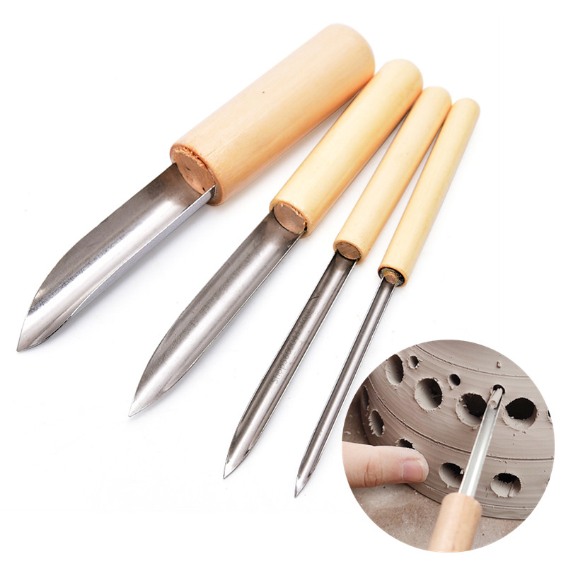 Wood Chisel Set - Đồ Gốm Công Cụ Puncher 4
