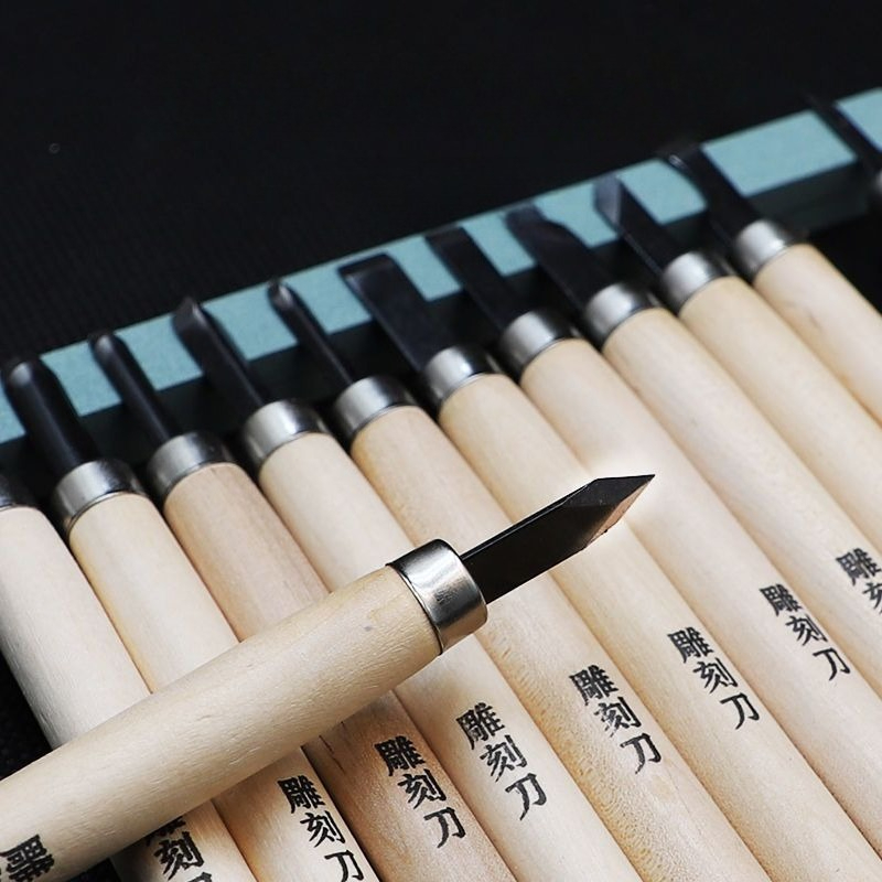 Wood Chisel Set - Carving Knife Set Woodblock Rubber Stamp