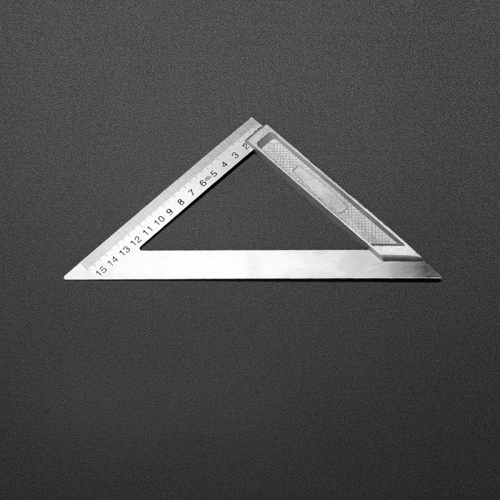 Woodworking Workshop Layout - Precision L Shape Square Ruler Stainless