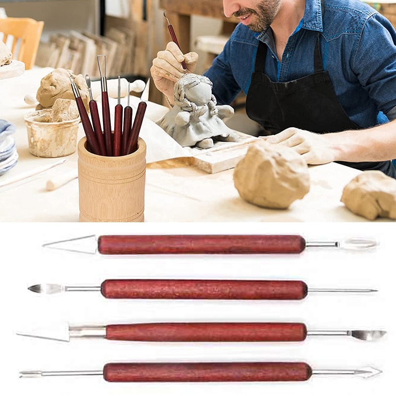 6 cái/bộ công cụ Gốm Gỗ đỏ hai - đánh giá và giá Wood Chisel Set