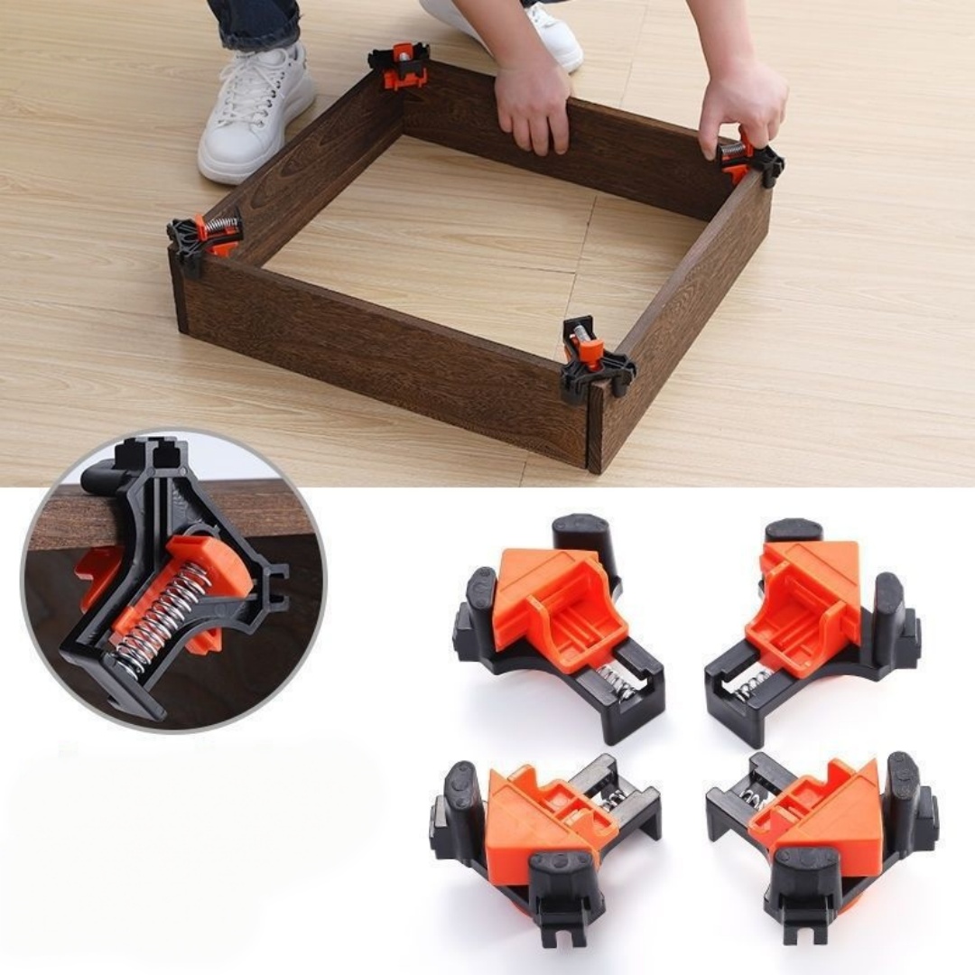 4pcs 90° Right Angle Clamp Fix - đánh giá và giá Woodworking Studio