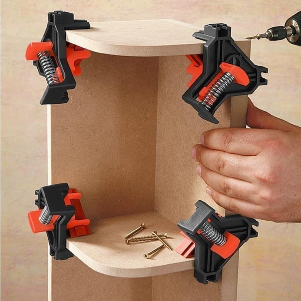 4pcs 90° Right Angle Clamp Fix - đánh giá và giá Woodworking Studio