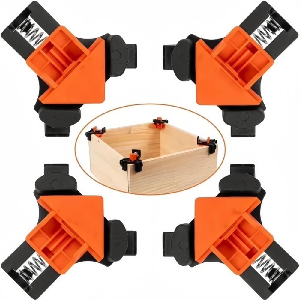 4pcs 90° Right Angle Clamp Fix - đánh giá và giá Woodworking Studio