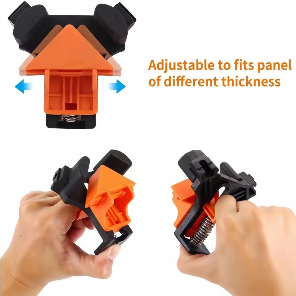 4pcs 90° Right Angle Clamp Fix - đánh giá và giá Woodworking Studio