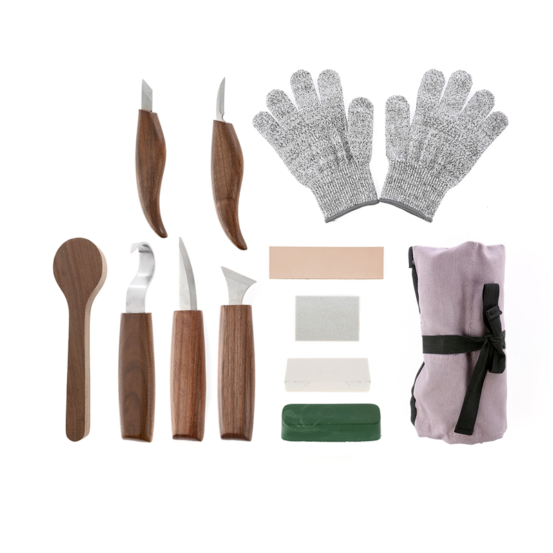 12PCS Walnut Chrome Vanadium S - đánh giá và giá Wood Chisel Set