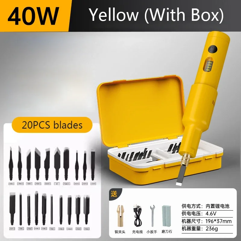 20PCS Blade Electric Engraving - đánh giá và giá Wood Chisel Set