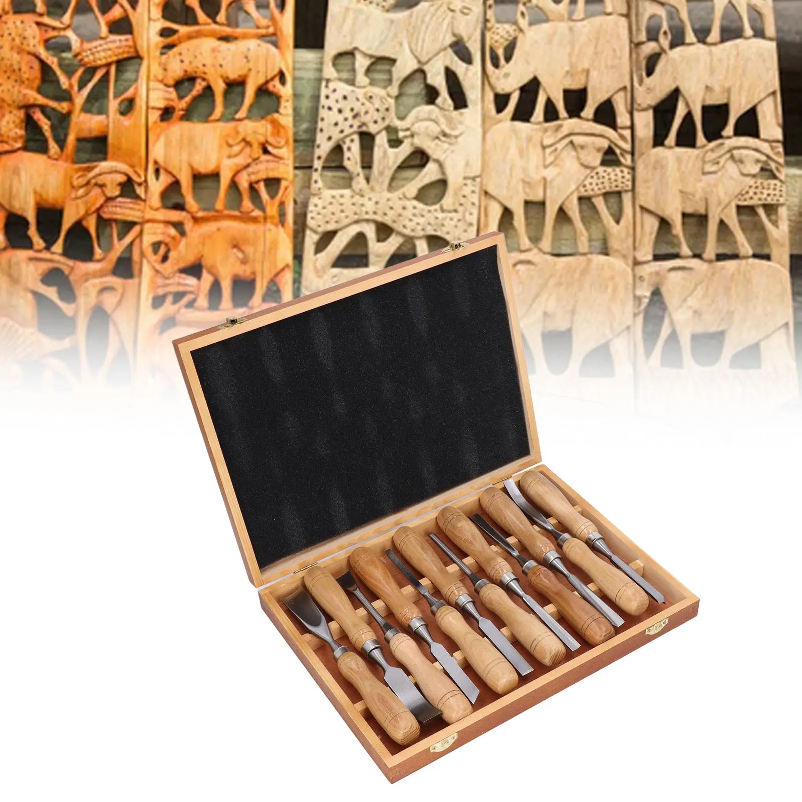 12Pcs/Set Wood Carving Tools,C - đánh giá và giá Wood Chisel Set