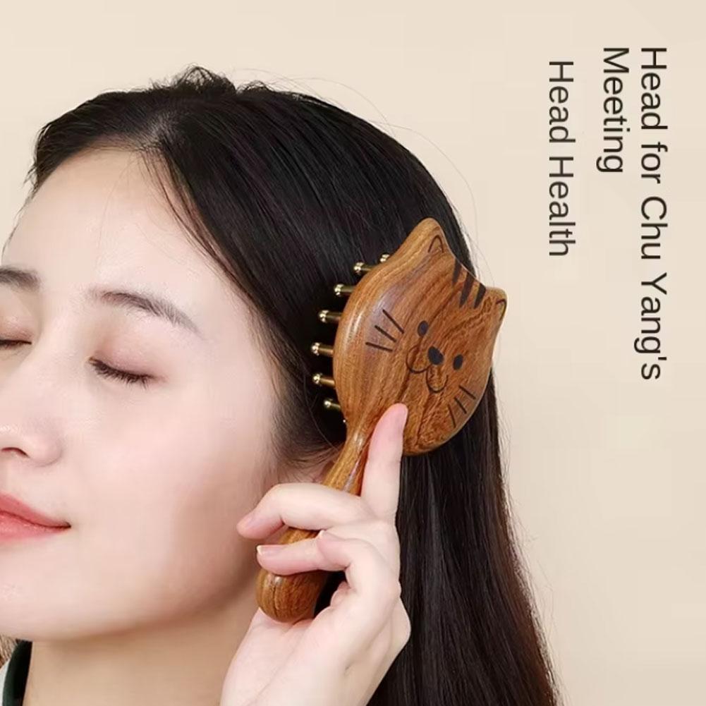 Sandalwood Scalp Massage Comb  - đánh giá và giá Woodworking Project