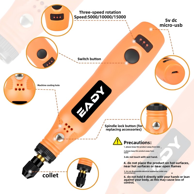 USB Cordless Rotary Tool Kit – - đánh giá và giá Woodworking Studio