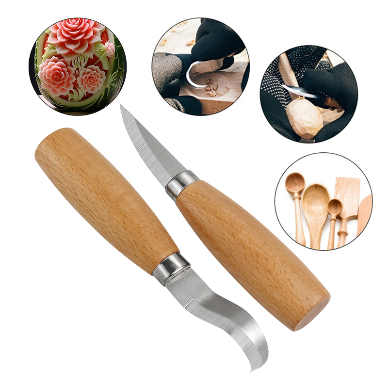 Stainless Iron Carving Knife B - đánh giá và giá Woodworking Studio