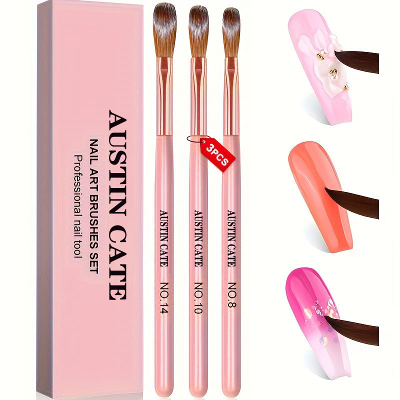 3pcs Kolinsky Acrylic Nail Bru - đánh giá và giá Wood Chisel Set