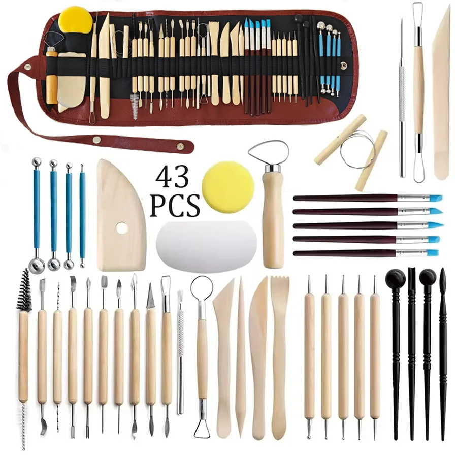 8-61PCS Pottery Tool Set - Cer - đánh giá và giá Wood Chisel Set