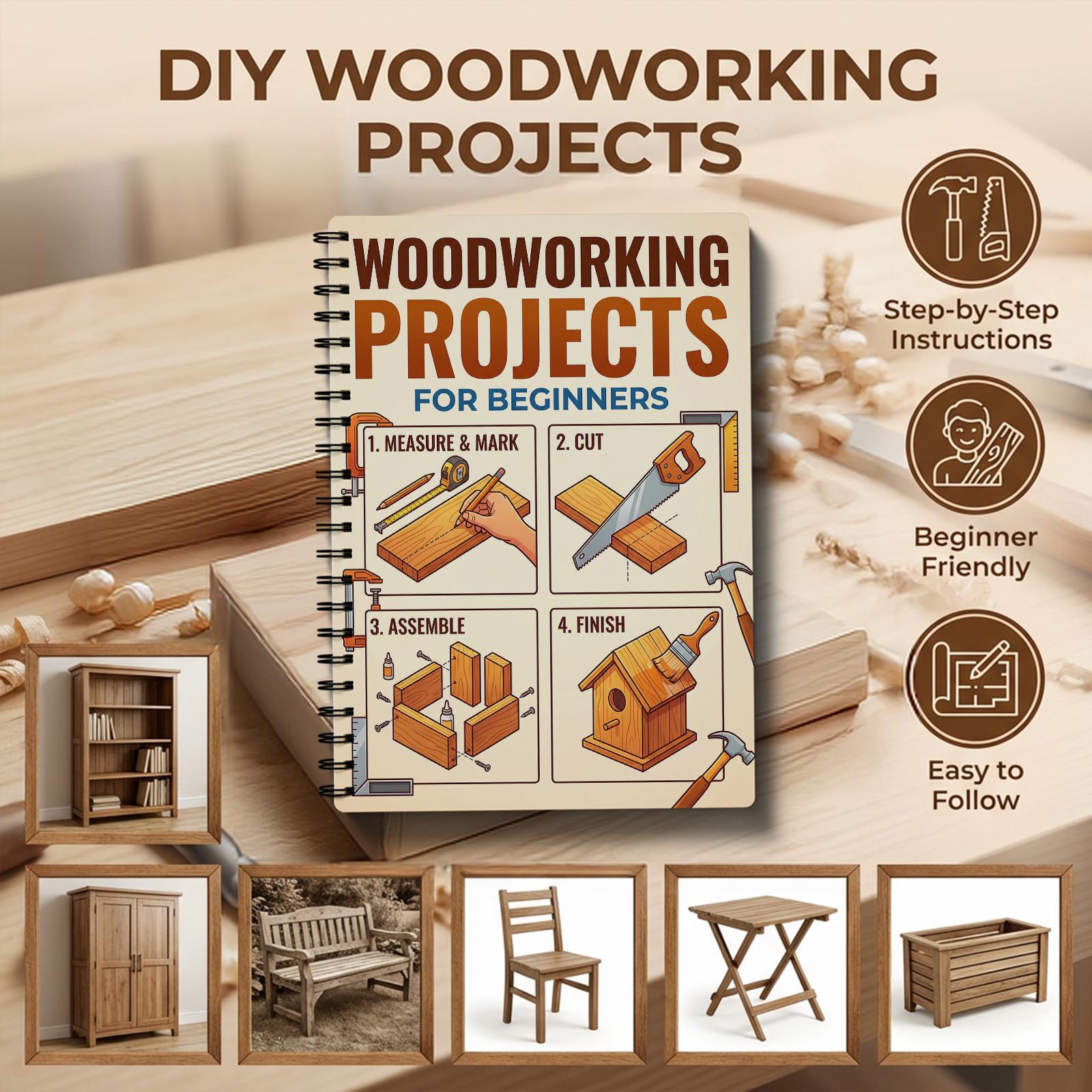 Woodworking Book for Beginners - đánh giá và giá Woodworking Project