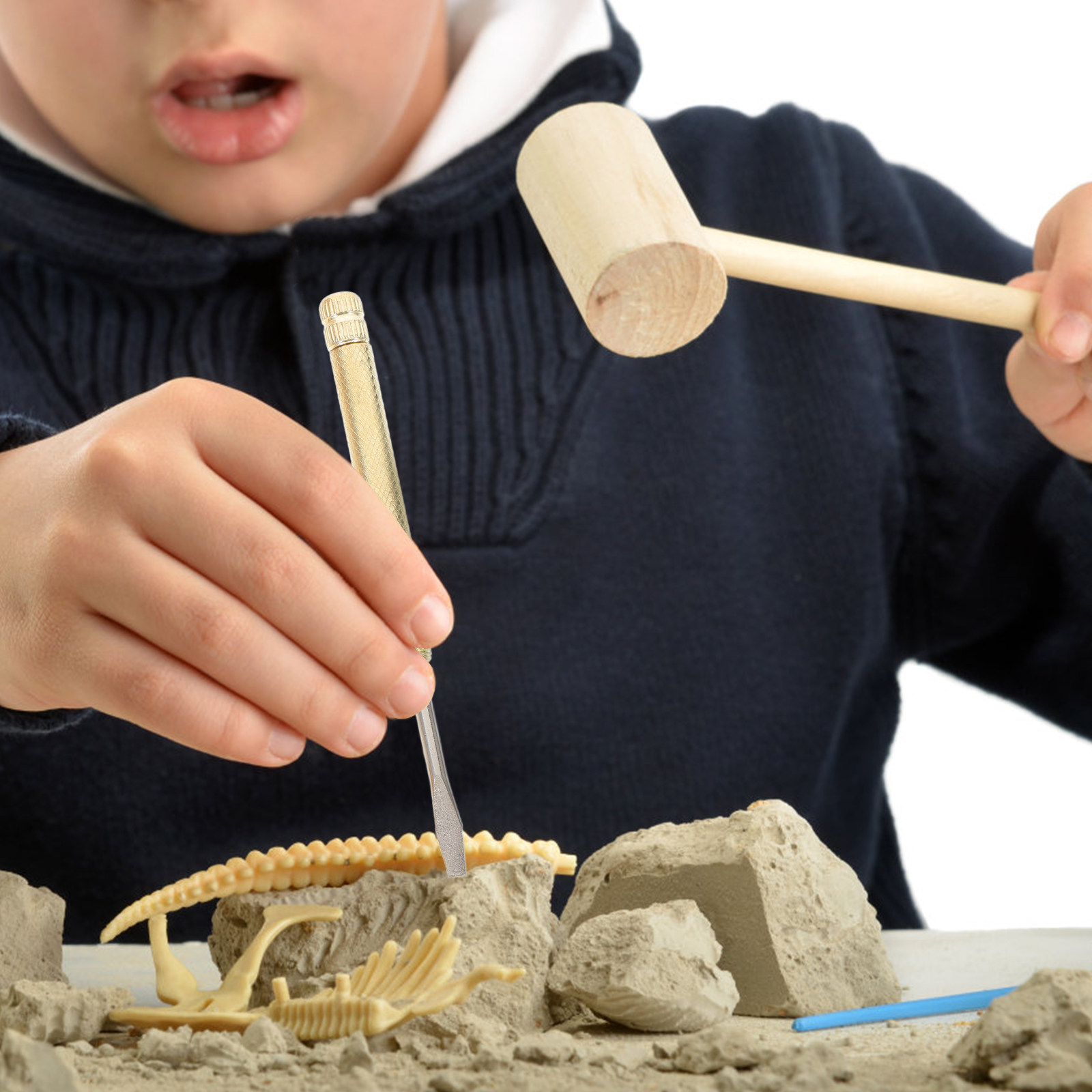 1Set Kid Excavation Tool Set S - đánh giá và giá Wood Chisel Set